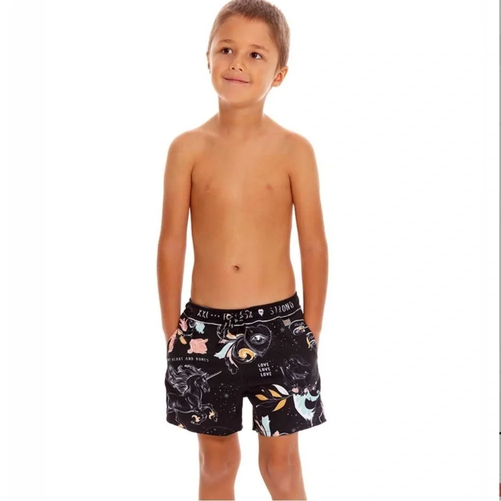 AGUA BENDITA BOYS SWIM SHORTS NICK MARE NWT - Picture 2 of 16
